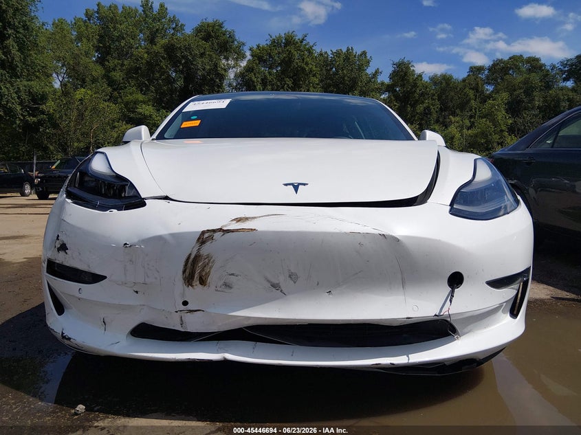 2021 Tesla Model 3 VIN 5YJ3E1EA7MF073542 IAAI salvage auction — FRONT END, Salvage (Kansas), sold $9,150 on 2026-09-02 (photo 6)