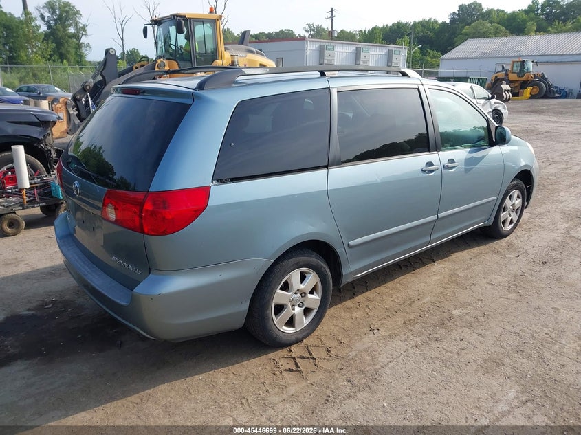 2006 Toyota Sienna VIN 5TDZA22C06S538405 IAAI salvage auction — NORMAL WEAR, Clear (Maryland), sold $1,725 on 2026-07-07 (photo 4)