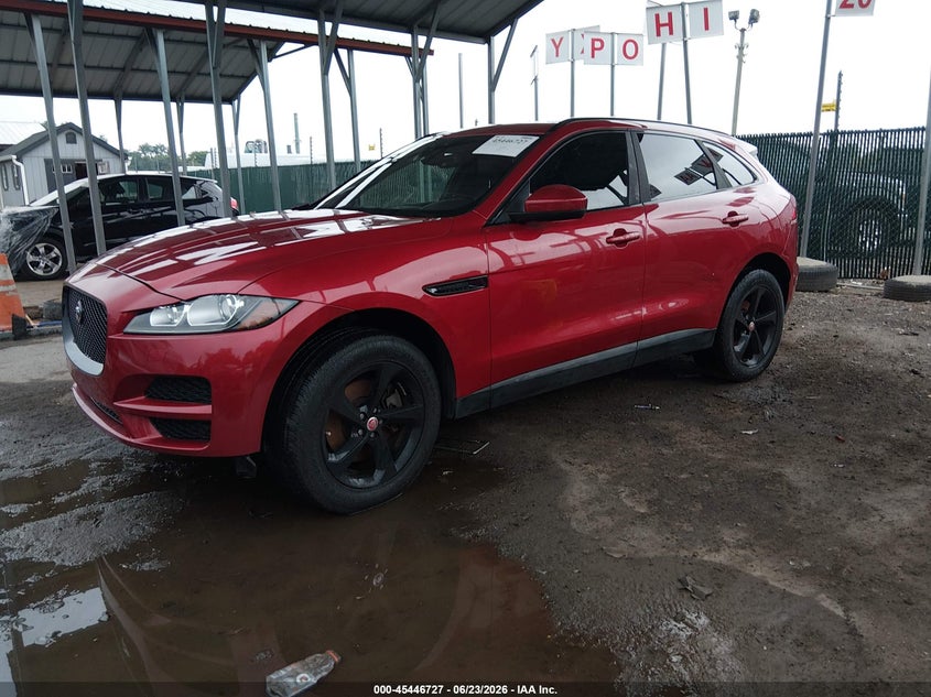 2017 Jaguar F-pace VIN SADCJ2BV6HA894028 IAAI salvage auction — LEFT & RIGHT, Salvage - Greater Than 75% (Maryland), sold $3,050 on 2026-07-16 (photo 2)