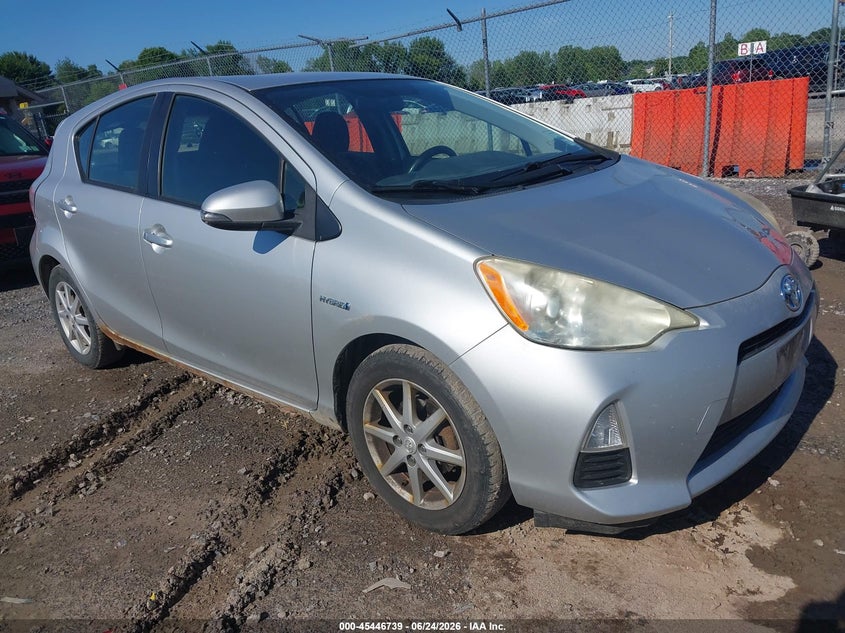 2014 Toyota Prius c VIN JTDKDTB3XE1060777 IAAI salvage auction — NORMAL WEAR, Clear (New York), sold $1,000 on 2026-07-23 (photo 1)