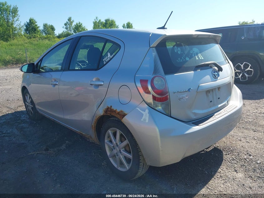 2014 Toyota Prius c VIN JTDKDTB3XE1060777 IAAI salvage auction — NORMAL WEAR, Clear (New York), sold $1,000 on 2026-07-23 (photo 3)