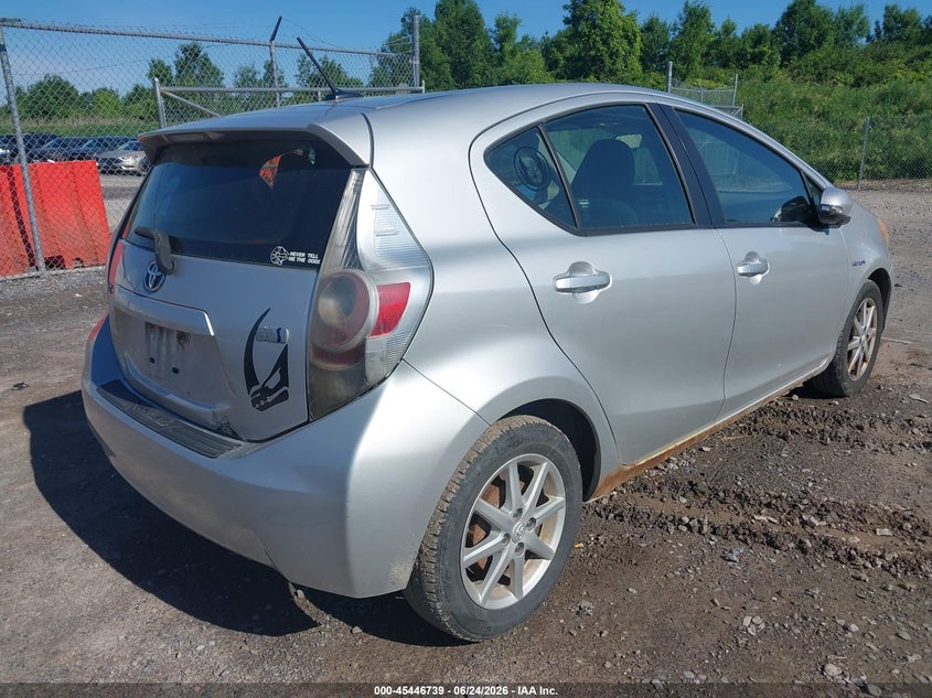 2014 Toyota Prius c VIN JTDKDTB3XE1060777 IAAI salvage auction — NORMAL WEAR, Clear (New York), sold $1,000 on 2026-07-23 (photo 4)