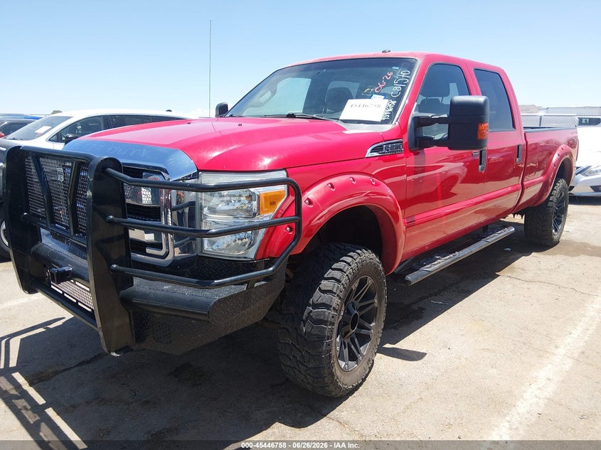 2011 Ford F-550 super duty VIN 1FT7W2B67BEC81570 IAAI salvage auction — REAR END, Nrc Lienholder Repossession Paperwork (Texas), sold $4,200 on 2026-07-08 (photo 2)