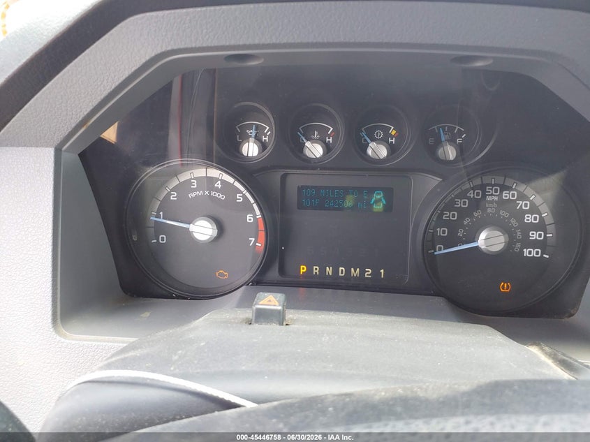 2011 Ford F-550 super duty VIN 1FT7W2B67BEC81570 IAAI salvage auction — REAR END, Nrc Lienholder Repossession Paperwork (Texas), sold $4,200 on 2026-07-08 (photo 7)
