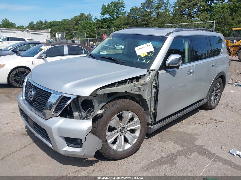 2017 Nissan Armada VIN JN8AY2NC6H9502955 IAAI salvage auction — LEFT FRONT, Mv-907A (New York), sold $6,000 on 2026-07-28 (photo 2)