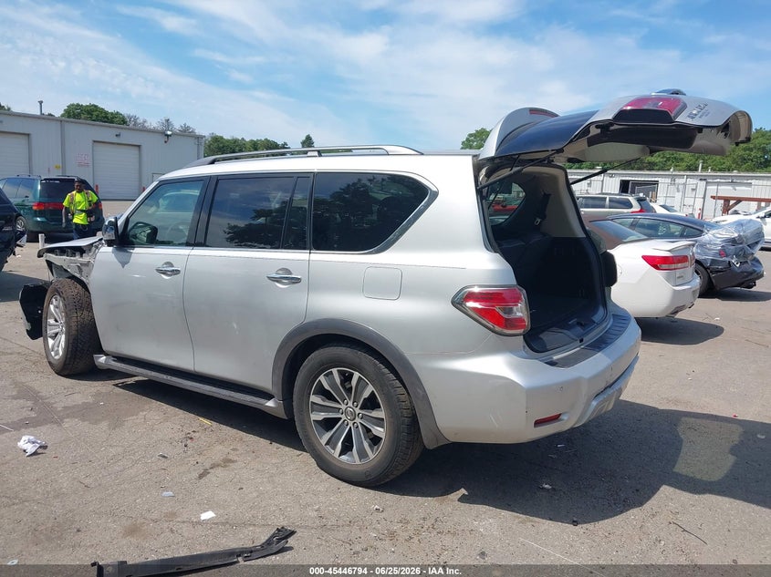 2017 Nissan Armada VIN JN8AY2NC6H9502955 IAAI salvage auction — LEFT FRONT, Mv-907A (New York), sold $6,000 on 2026-07-28 (photo 3)