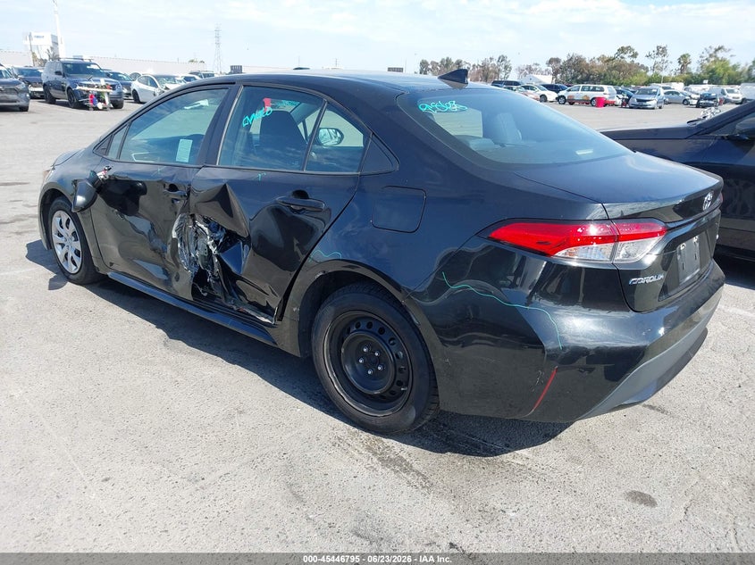 2020 Toyota Corolla VIN 5YFEPRAE8LP103788 IAAI salvage auction — LEFT SIDE, Salvage Title, sold $4,700 on 2026-07-23 (photo 3)