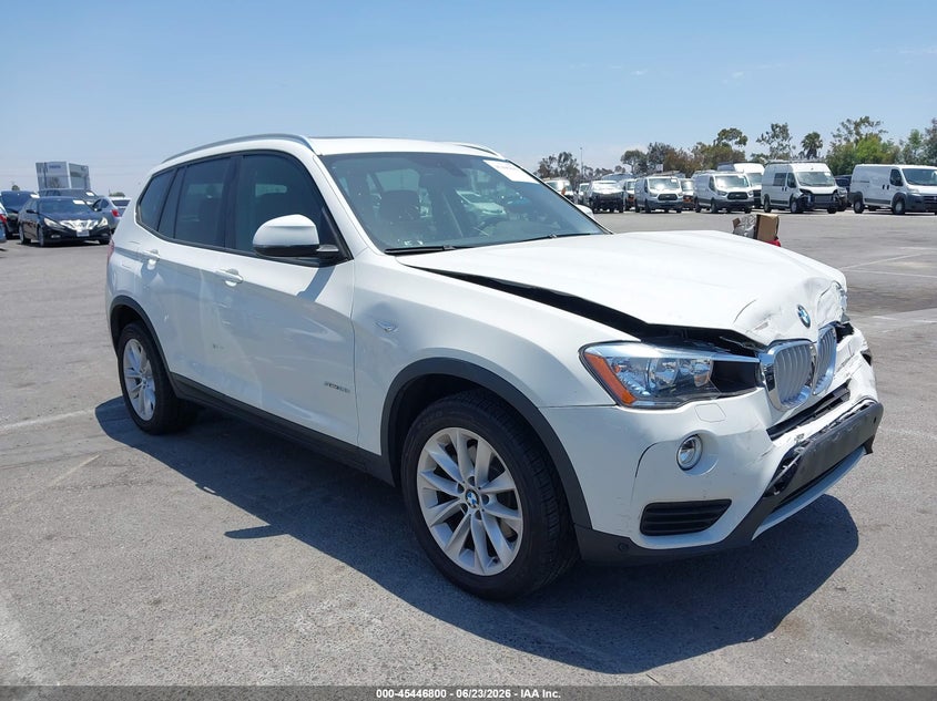 2017 BMW X3 VIN 5UXWZ7C33H0X43373 IAAI salvage auction — FRONT END, Salvage (California), sold $3,000 on 2026-07-09 (photo 1)