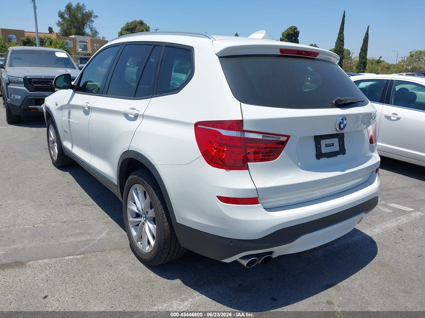 2017 BMW X3 VIN 5UXWZ7C33H0X43373 IAAI salvage auction — FRONT END, Salvage (California), sold $3,000 on 2026-07-09 (photo 3)