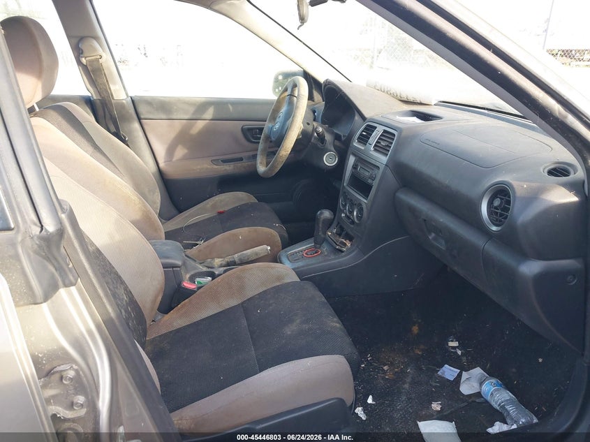 2006 Subaru Impreza VIN JF1GG67676H821698 IAAI salvage auction — NORMAL WEAR, Clear (North Carolina), sold $100 on 2026-07-31 (photo 5)