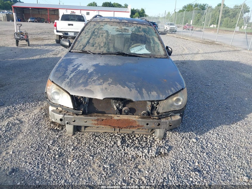 2006 Subaru Impreza VIN JF1GG67676H821698 IAAI salvage auction — NORMAL WEAR, Clear (North Carolina), sold $100 on 2026-07-31 (photo 6)