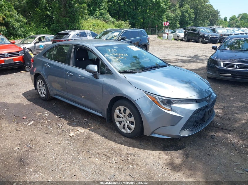 2021 Toyota Corolla VIN JTDEPMAE1MJ167647 IAAI salvage auction — FRONT END, Salvage Title, sold $3,050 on 2026-07-21 (photo 1)