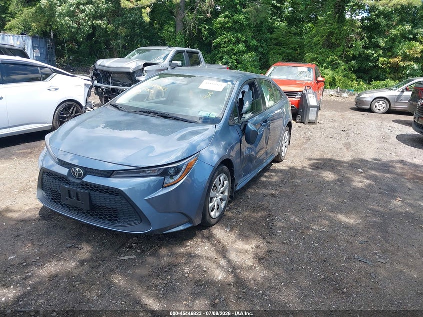 2021 Toyota Corolla VIN JTDEPMAE1MJ167647 IAAI salvage auction — FRONT END, Salvage Title, sold $3,050 on 2026-07-21 (photo 2)
