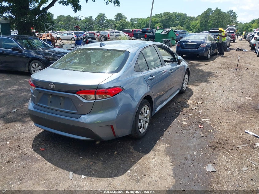 2021 Toyota Corolla VIN JTDEPMAE1MJ167647 IAAI salvage auction — FRONT END, Salvage Title, sold $3,050 on 2026-07-21 (photo 4)