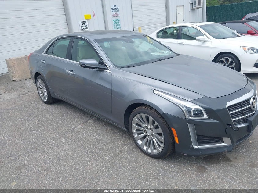 2019 Cadillac Cts VIN 1G6AX5SX2K0146543 IAAI salvage auction — LEFT FRONT, Clear (New York), sold $775 on 2026-07-30 (photo 1)