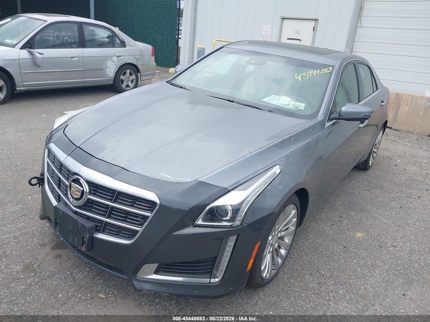 2019 Cadillac Cts VIN 1G6AX5SX2K0146543 IAAI salvage auction — LEFT FRONT, Clear (New York), sold $775 on 2026-07-30 (photo 2)
