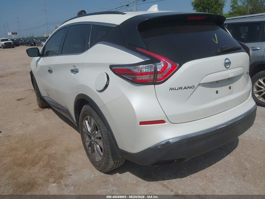 2018 Nissan Murano VIN 5N1AZ2MG9JN181161 IAAI salvage auction — FRONT END, Salvage (Texas), sold $2,450 on 2026-07-09 (photo 3)