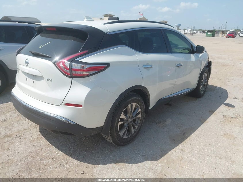 2018 Nissan Murano VIN 5N1AZ2MG9JN181161 IAAI salvage auction — FRONT END, Salvage (Texas), sold $2,450 on 2026-07-09 (photo 4)