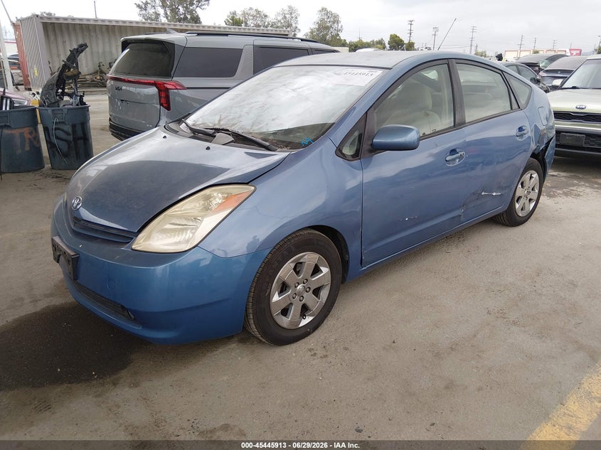 2005 Toyota Prius VIN JTDKB20U057039090 IAAI salvage auction — LEFT REAR, Salvage (California), sold $500 on 2026-07-08 (photo 2)