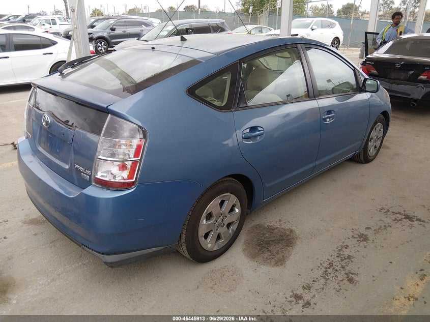 2005 Toyota Prius VIN JTDKB20U057039090 IAAI salvage auction — LEFT REAR, Salvage (California), sold $500 on 2026-07-08 (photo 4)