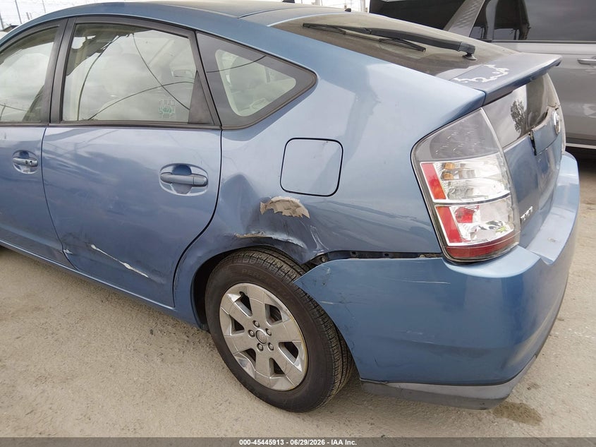 2005 Toyota Prius VIN JTDKB20U057039090 IAAI salvage auction — LEFT REAR, Salvage (California), sold $500 on 2026-07-08 (photo 6)