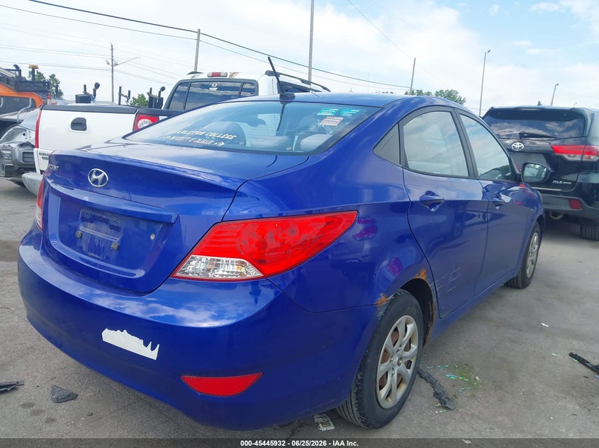 2012 Hyundai Accent VIN KMHCT4AE9CU201491 IAAI salvage auction — NORMAL WEAR, Original (Ohio), sold $700 on 2026-07-14 (photo 4)