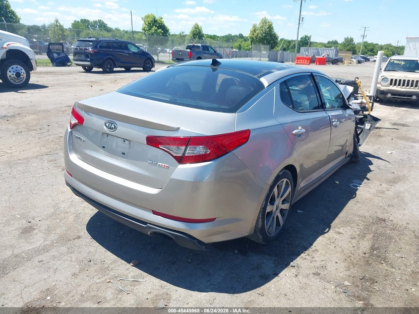 2011 Kia Optima VIN KNAGR4A63B5122496 IAAI salvage auction — FRONT END, Clear (Virginia), sold $500 on 2026-07-28 (photo 4)