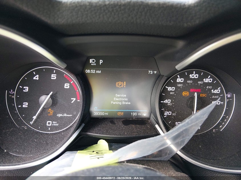 2020 Alfa romeo Stelvio VIN ZASPAKANXL7C75525 IAAI salvage auction — LEFT FRONT, Salvage Title, sold $6,300 on 2026-07-31 (photo 7)