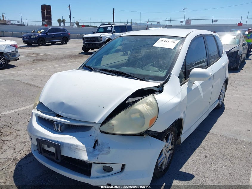 2007 Honda Fit VIN JHMGD38677S046290 IAAI salvage auction — FRONT END, Salvage (California), sold $700 on 2026-07-15 (photo 6)