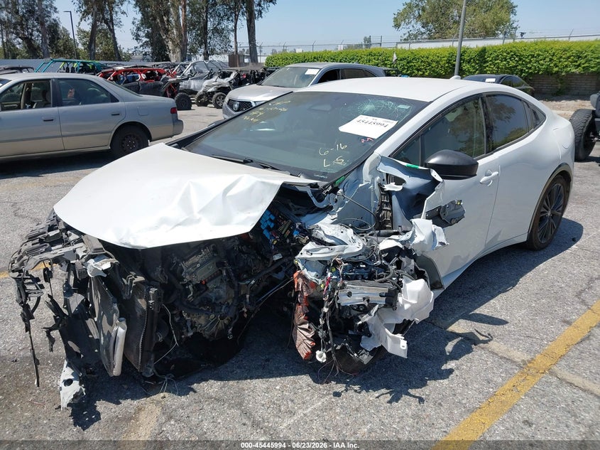 2023 Toyota Prius VIN JTDACAAU6P3005277 IAAI salvage auction — FRONT END, Salvage Title, sold $3,350 on 2026-07-21 (photo 2)