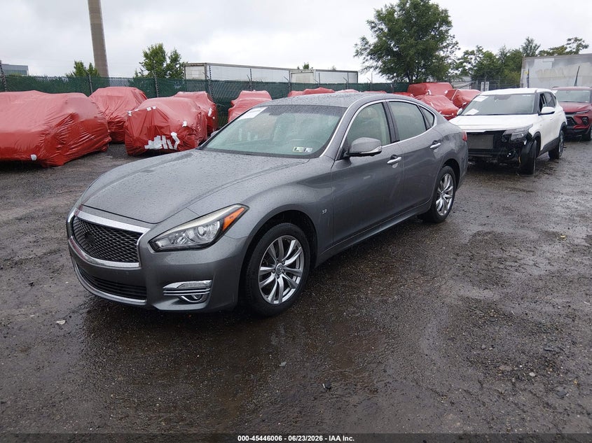 2015 Infiniti Q70 VIN JN1BY1AR0FM562232 IAAI salvage auction — FRONT END, Salvage Title, sold $5,600 on 2026-07-17 (photo 2)