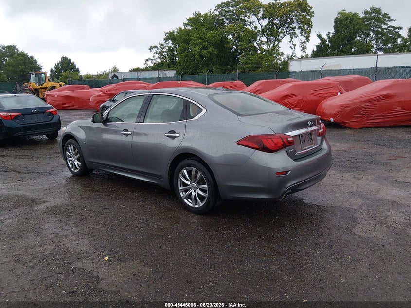 2015 Infiniti Q70 VIN JN1BY1AR0FM562232 IAAI salvage auction — FRONT END, Salvage Title, sold $5,600 on 2026-07-17 (photo 3)