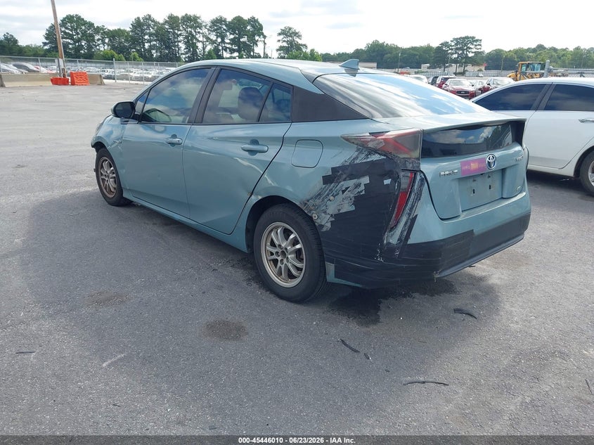 2016 Toyota Prius VIN JTDKARFU6G3007743 IAAI salvage auction — NORMAL WEAR, Clear (Georgia), sold $2,400 on 2026-07-08 (photo 3)