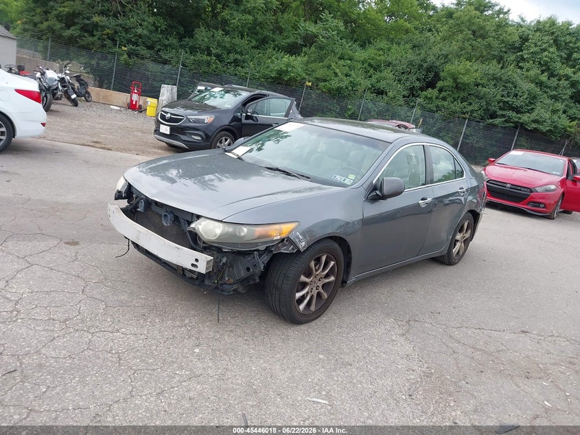 2010 Acura Tsx VIN JH4CU2F65AC023913 IAAI salvage auction — NORMAL WEAR, Clear (Pennsylvania), sold $500 on 2026-07-17 (photo 2)