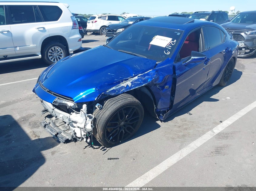 2023 Lexus Is VIN JTHAP1D22P5004063 IAAI salvage auction — LEFT FRONT, Salvage (North Carolina), sold $15,800 on 2026-07-30 (photo 2)