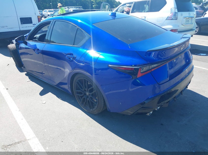 2023 Lexus Is VIN JTHAP1D22P5004063 IAAI salvage auction — LEFT FRONT, Salvage (North Carolina), sold $15,800 on 2026-07-30 (photo 3)