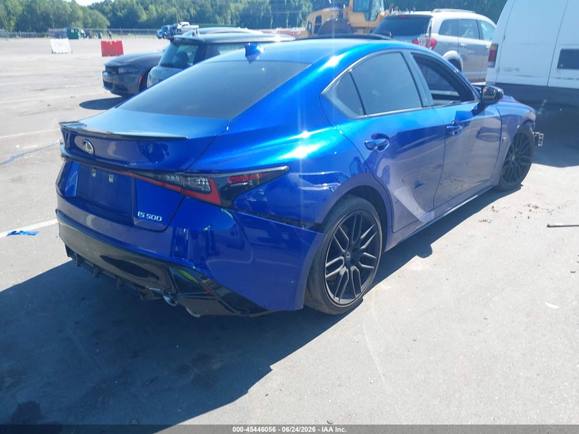 2023 Lexus Is VIN JTHAP1D22P5004063 IAAI salvage auction — LEFT FRONT, Salvage (North Carolina), sold $15,800 on 2026-07-30 (photo 4)