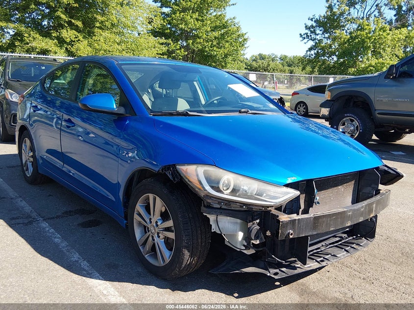 2017 Hyundai Elantra VIN KMHD84LF3HU190975 IAAI salvage auction — FRONT END, Salvage (New Jersey), sold $825 on 2026-07-27 (photo 1)