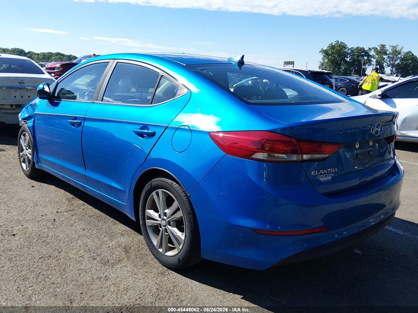 2017 Hyundai Elantra VIN KMHD84LF3HU190975 IAAI salvage auction — FRONT END, Salvage (New Jersey), sold $825 on 2026-07-27 (photo 3)