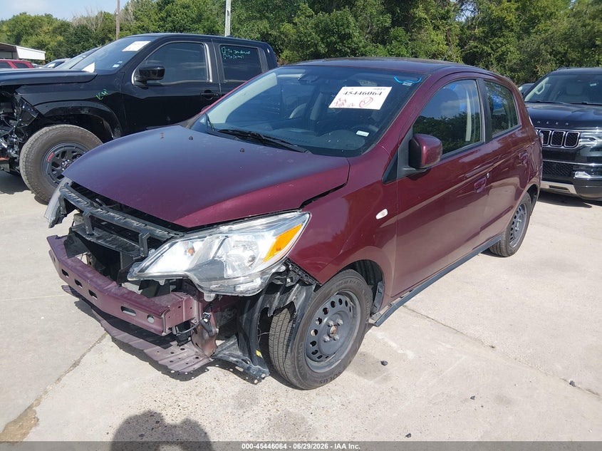 2024 Mitsubishi Mirage VIN ML32AUHJ0RH007736 IAAI salvage auction — FRONT END, Enterprise Vehicles Clear Only (Nevada), sold $6,575 on 2026-07-27 (photo 2)