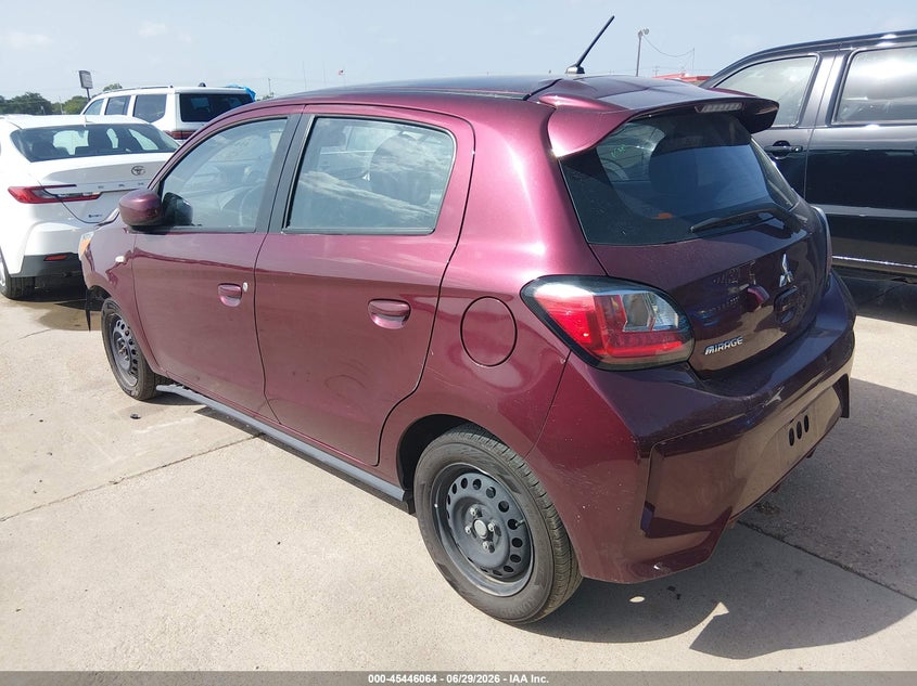 2024 Mitsubishi Mirage VIN ML32AUHJ0RH007736 IAAI salvage auction — FRONT END, Enterprise Vehicles Clear Only (Nevada), sold $6,575 on 2026-07-27 (photo 3)