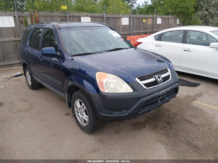 2004 Honda Cr-v VIN SHSRD78824U255490 IAAI salvage auction — NORMAL WEAR, Clear (Colorado), sold $1,250 on 2026-07-07 (photo 1)