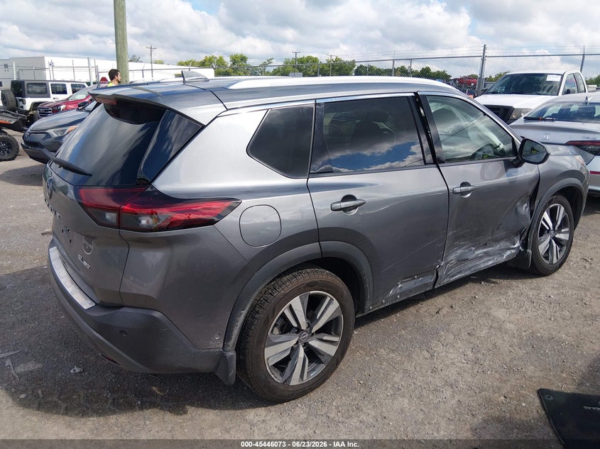 2023 Nissan Rogue VIN 5N1BT3CB2PC814153 IAAI salvage auction — RIGHT SIDE, Salvage Title, sold $7,550 on 2026-08-20 (photo 4)