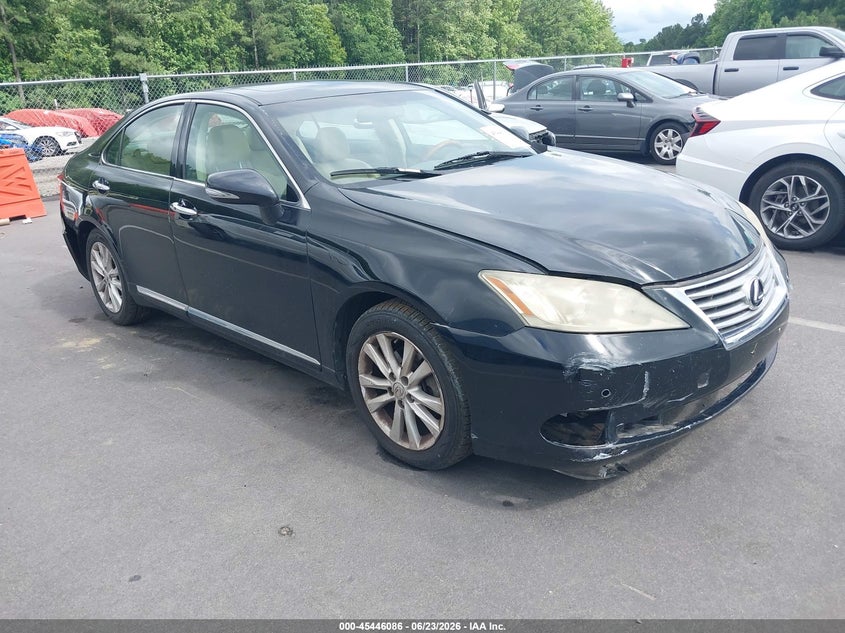 2010 Lexus ES VIN JTHBK1EG4A2357569 IAAI salvage auction — FRONT END, Salvage (North Carolina), sold $1,600 on 2026-07-22 (photo 1)