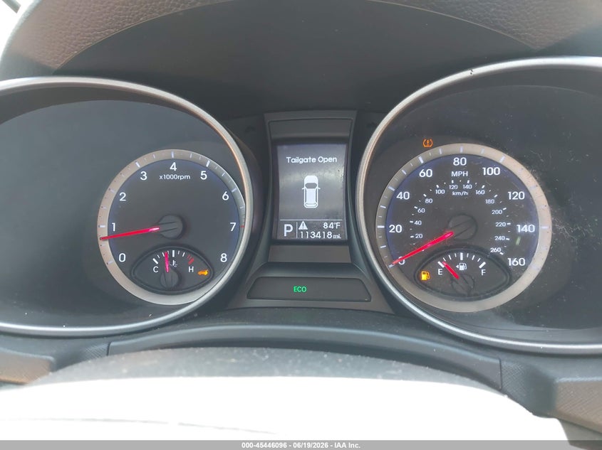 2013 Hyundai Santa fe VIN KM8SMDHF9DU033439 IAAI salvage auction — LEFT & RIGHT, Original (West Virginia), sold $2,450 on 2026-07-13 (photo 7)