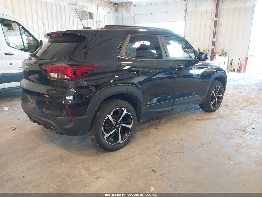 2022 Chevrolet Trailblazer VIN KL79MUSL6NB138466 IAAI salvage auction — RIGHT SIDE, Salvage (Michigan), sold $6,900 on 2026-07-28 (photo 4)