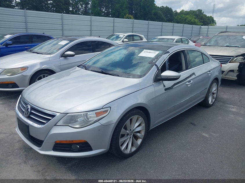 2011 Volkswagen Passat cc VIN WVWHN7AN9BE733838 IAAI salvage auction — REPOSSESSION, Clear (Georgia), sold $500 on 2026-07-15 (photo 2)