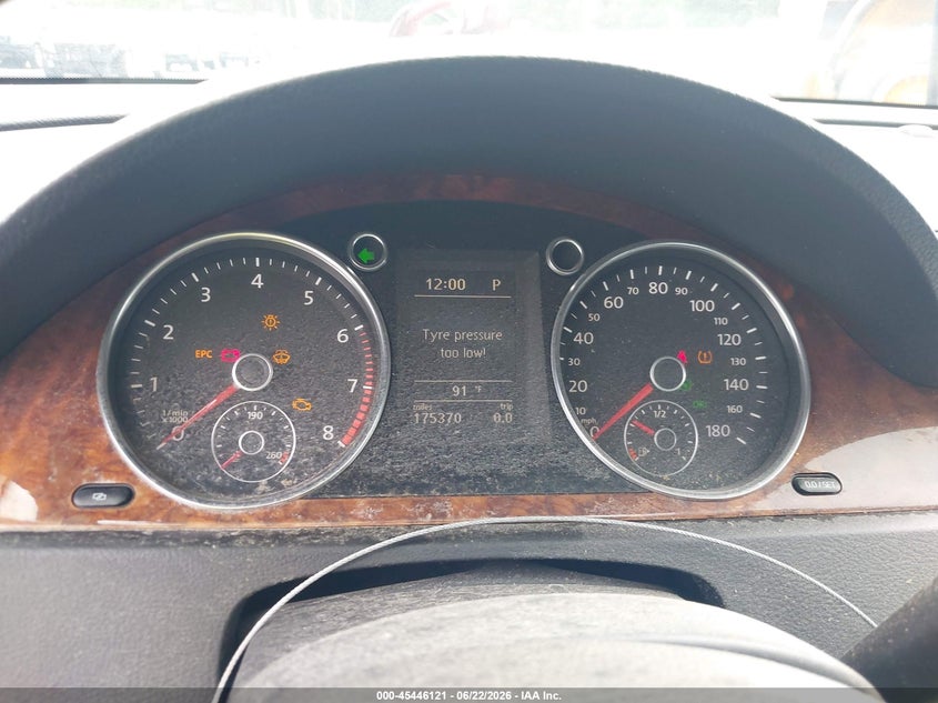 2011 Volkswagen Passat cc VIN WVWHN7AN9BE733838 IAAI salvage auction — REPOSSESSION, Clear (Georgia), sold $500 on 2026-07-15 (photo 7)
