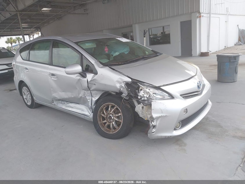 2012 Toyota Prius v VIN JTDZN3EU8C3173502 IAAI salvage auction — UNKNOWN, Salvage Title, sold $1,750 on 2026-08-02 (photo 1)