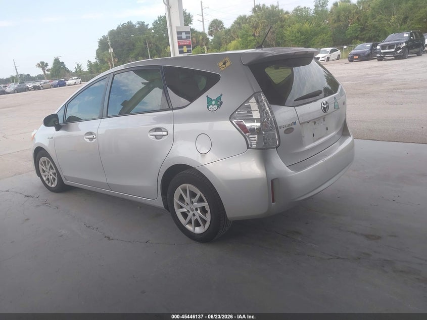 2012 Toyota Prius v VIN JTDZN3EU8C3173502 IAAI salvage auction — UNKNOWN, Salvage Title, sold $1,750 on 2026-08-02 (photo 3)